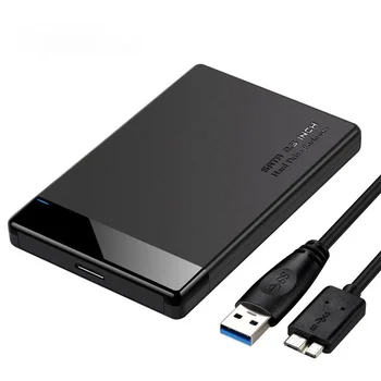 2,5-дюймовый корпус жесткого диска SATA с интерфейсом USB3.0 на SATA Мобильный корпус жесткого диска вмещает 6 ТБ памяти