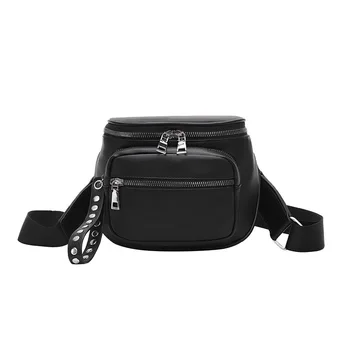2023 Новая женская сумка через плечо с широким ремешком, высококачественная сумка из искусственной кожи, черная дизайнерская женская сумка на цепочке 15