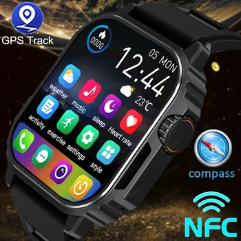 2023 Новые Мужские Спортивные Смарт-часы с GPS Отслеживанием, Карта Доступа NFC, Мониторинг Сердечного Ритма, Водонепроницаемые Женские Смарт-Часы для Xiaomi 1