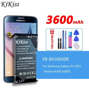 3600 мАч Аккумулятор Большой мощности для Samsung Galaxy A3 (2015) A300 A300F A300FU A3000 A3009 EB-BA300ABE Сменный Аккумулятор + Бесплатные инструменты 10