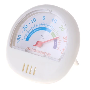 367D Термометр для холодильника с морозильной камерой Внутренний и наружный датчик температуры с большим механическим циферблатом для холодильника 1