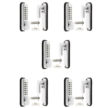 5-кратный цифровой кнопочный дверной замок с кодовой комбинацией доступа Механический бесключевой 14