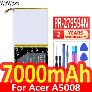 7000 мАч KiKiss Мощный аккумулятор PR-279594N PR279594N Для Acer A5008 Iconia One 10 One10 B3-A20 B3-A30 Iconia 10 Iconia 10 A3-A40 14