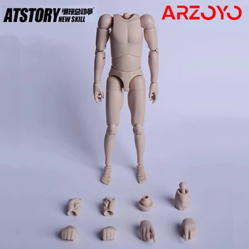 ATSTORY ATS 1/6 Мужское обычное белое совместное тело 26 см Супер Гибкая фигурка Солдата Искусство человеческого тела 3