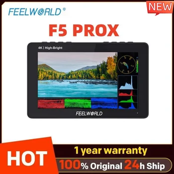 FEELWORLD F5 PROX 5,5-Дюймовый Сенсорный Экран DSLR Камеры Полевой Монитор 1600nit Высокая Яркость Full HD IPS Панель 4K HDMI 3D LUTs для Буровой Установки 7