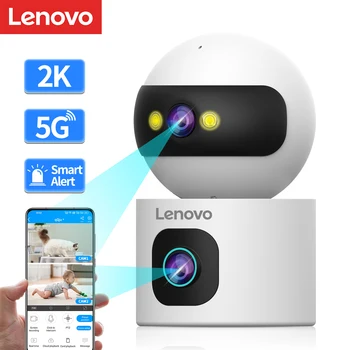 Lenovo 3MP 2K Двухобъективная WiFi камера Радионяня Умный дом Автоматическое отслеживание внутренней домашней безопасности CCTV Видеонаблюдение 10