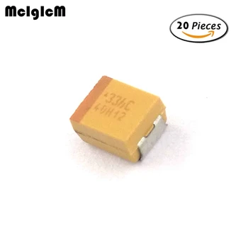 MCIGICM 20шт B 3528 33 мкФ 16 В SMD танталовый конденсатор 3