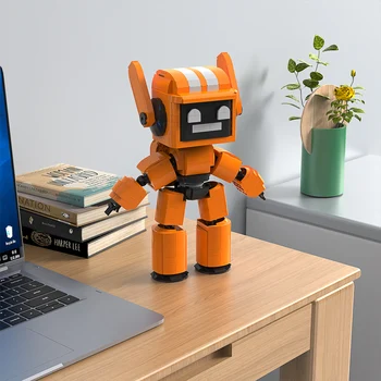 MOC Smart Future Love-Death-Robot K-VRC Игрушечный Набор Строительных Блоков Idea Comic Animation Mecha Robot Для Детей, Подарки На День Рождения Мальчику 1