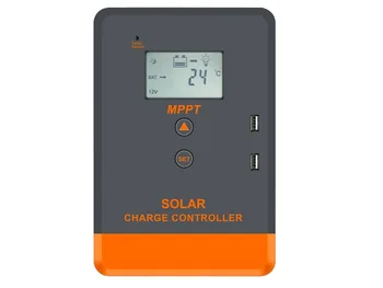MPPT Контроллер солнечного зарядного устройства 12 В 24 В Регулятор панели солнечных батарей ЖК-дисплей Различные 8