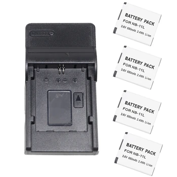 NB-11L NB-11LH Батарея + USB Зарядное устройство для Canon PowerShot A2300 A2400 A2500 A2600 A3400 A3500 A4000 A4050 IXY 110F 220F 420F 430F 1