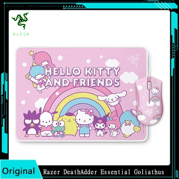 Razer Deathadder Essential Goliathus Комплект ковриков для проводной игровой мыши Sanrio Kawaii Hello Kitty и Друзей Подарок ограниченной серии 2