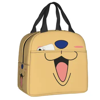 Smile Chopper, цельные термоизолированные сумки для ланча, женские Переносные ланч-боксы для школы, уличные Многофункциональные сумки-тоут для еды 3
