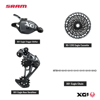 SRAM X01 Eagle Suit X01 Eagle Триггерный Рычаг Переключения передач X01 Eagle Задний переключатель XG-1295 Eagle Кассета 52T X01 Eagle Цепь 126L 6