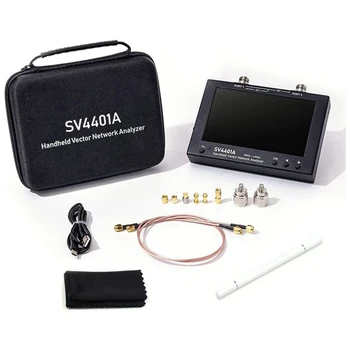 SV4401A 7-дюймовый сенсорный ЖК-дисплей 50 кГц 4,4 ГГц Векторный сетевой анализатор Hf VHF Uhf Обновление анализатора антенны 5