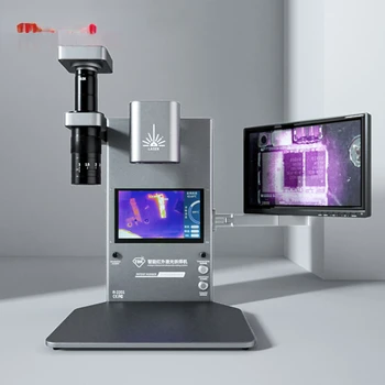 TBK R-2201 Инфракрасный лазерный сварочный аппарат для разборки, Тепловизионная диагностика, ремонт телефонов, паяльное устройство с микроскопом 7