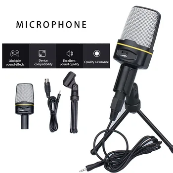 USB конденсаторный игровой микрофон Plug and Play USB микрофон с подставкой для компьютерной записи вокала 8