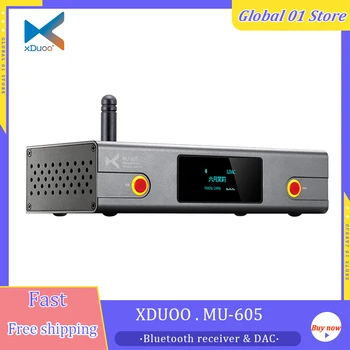 XDUOO MU-605 Bluetooth 5.1 DAC ES9018K2M *2 HiFi Аудиоприемник Конвертер PCM24Bit 96 кГц LDAC XLR RCA AES Коаксиальный Оптический Выход 3