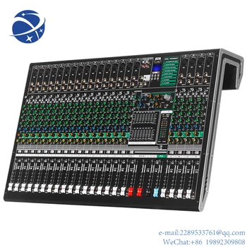 YYHC Профессиональный портативный эквалайзер для живого звука EQ14/18/22/26 Консоль видео DJ DSP Digital 24-Канальный звуковой аудиомикшер 11