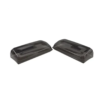 Автомобильная закопченная черная крышка заднего фонаря, защита заднего фонаря, защитная отделка, рамка, ободок снаружи для Ford Bronco 2021-2023 2