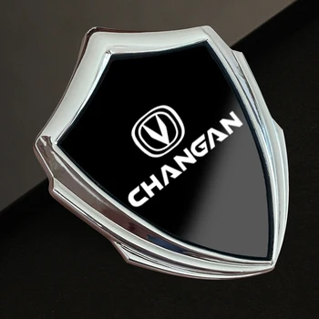 Автомобильная наклейка Эмблема в 3D стиле, наклейка для отделки кузова автомобиля, наклейка на значок, аксессуары для интерьера, металлическая автомобильная наклейка для Changan 10