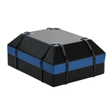 Автомобильный багажник для перевозки грузов на крыше автомобиля, сумка для груза 600D, сумка для перевозки грузов на крыше автомобиля, 15 кубических футов Водонепроницаемого багажа на крыше 10