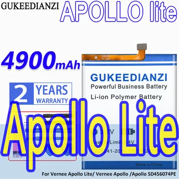 Аккумулятор GUKEEDIANZI Большой Емкости APOLLO lite 4900mAh Для Vernee Apollo Lite/Vernee Apollo/Apollo SD456074PE 3