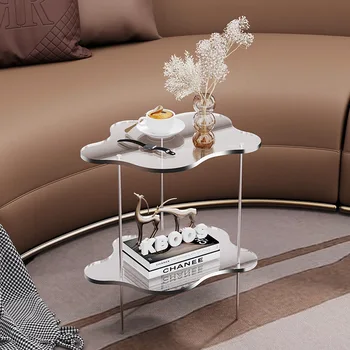 Акриловые Журнальные столики Креативный Чайный столик Cloud Диван для гостиной Приставные столики Nordic Luxury Прозрачный Столик Дизайнерская мебель 14