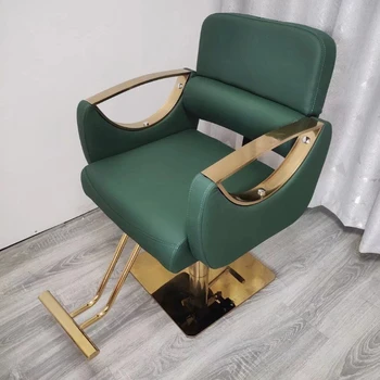 Вращающиеся парикмахерские кресла на колесиках, парикмахерское кресло, Маникюрные парикмахерские кресла, Силла для лица Barberia, коммерческая мебель YQ50BC 3