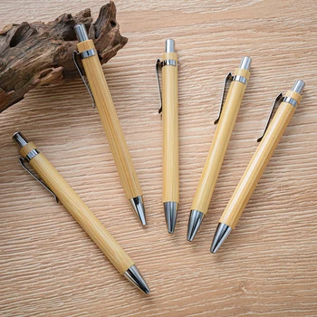 Высококачественная Шариковая ручка для написания домашних заданий школьником из чистого Бамбука, Сенсорная ручка для телефона, Студенческая ручка, Купить 2 подарка для отправки 1