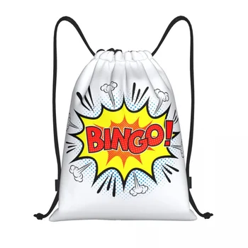 Горячая игра Бинго, рюкзак на шнурке, спортивная спортивная сумка для мужчин и женщин, тренировочный рюкзак 3