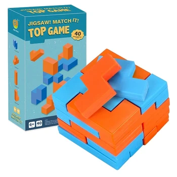 Детская новинка, игрушка-головоломка Magic Cube, красочные 3D пластиковые игрушки-пазлы для детей, игра-головоломка для раннего развития, веселая вечеринка 5