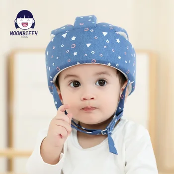 Детская Шапочка для малышей, защитная шляпа от столкновений, детский защитный шлем, мягкая Удобная защита головы- Регулируется 3