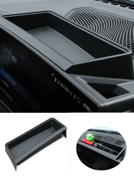 Для BMW 3 4 Серии i3 2023 Ящик для хранения приборной панели ABS Центральная консоль GPS Экран Органайзер на заднюю панель Лоток Держатель для очков Интерьер автомобиля 6
