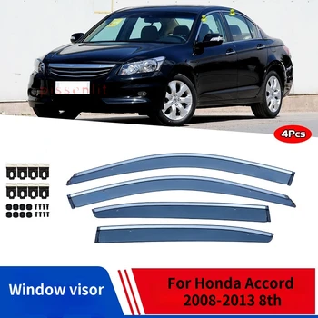 Для Honda Accord 2008-2013 Аксессуары Оконный Козырек Автомобиля Защита От Дождя Дефлекторы Тента Накладка Наружных Дождевиков Тенты 3