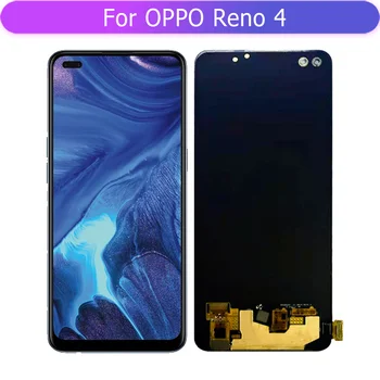 Для Oppo Reno 4 reno 5 дисплей сенсорный экран в сборе замена стеклянной панели дигитайзера 10
