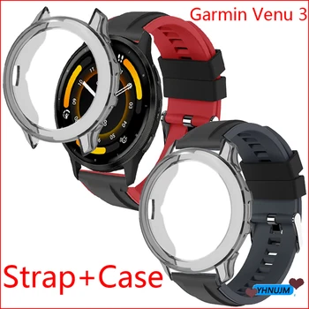 Дышащий силиконовый ремешок для смарт-часов Garmin Venu 3, спортивный браслет, ремень для Garmin Venu3, защитный чехол 14