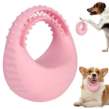 Жевательная игрушка в форме собаки, портативная чистка зубов, интерактивные забавные игрушки для щенков, подходящие для маленьких и средних собак 11