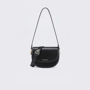 Женская сумка BAGEDALI Half Moon Bag 2023, новые дизайнерские сумки для подмышек, классическая модная сумка-раскладушка из кожи через плечо. 13