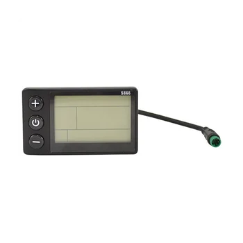 ЖК-дисплей электровелосипеда S866, дисплей электрического скутера, панель управления счетчиком с водонепроницаемой вилкой 8
