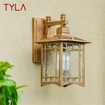 Классический наружный настенный светильник TYLA Водонепроницаемый IP65 Ретро-бра Светодиодное освещение Декоративное для крыльца дома 1