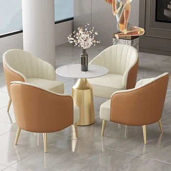 Кресла для гостиной с современным скандинавским акцентом, передвижной туалетный столик, Дизайнерский шезлонг для отдыха, гостиничная мебель DWH 1