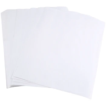 Круглые этикетки (клейкие точки, диаметр 30 мм, круглые наклейки для печати, снимаются без остатка) белого цвета, 50 листов белого 5