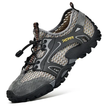 Летняя походная обувь для треккинга, мужские нескользящие кроссовки, Быстросохнущая спортивная обувь для альпинизма унисекс 8