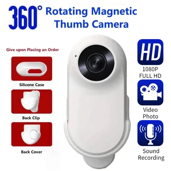 Мини-камера 1080P Full HD, камера движения, Циклическое цифровое видео, автомобильный видеорегистратор, видеомагнитофон, Портативная камера с ЖК-экраном 9