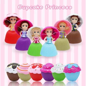 Мини-мультяшная кукла-принцесса-кекс, игрушки для детей, Трансформированные, ароматизированные, красивые Кавайные куклы-торты, подарки для девочек Случайные 15
