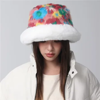 Модная Радужная Осенне-Зимняя Корейская туристическая шапка INS French Basin Hat Fisherman Hat 2023 г. 1