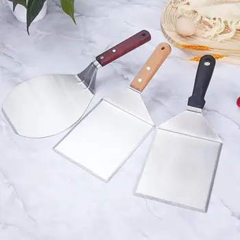 Нож для пиццы из нержавеющей стали, Двухсторонний нож для пиццы, Профессиональный инструмент для резки продуктов для выпечки, Хорошо Сделанные формы для выпечки, Ножницы и слайсер 3