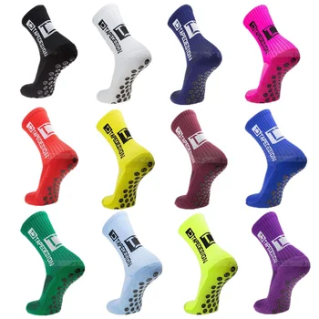 Носки Футбольные противоскользящие Женские Футбольные баскетбольные теннисные нескользящие мужские спортивные носки с захватом Велосипедные носки для верховой езды 38-46 11