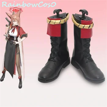 Обувь для косплея Rumi Blue Archive Boots Game Anime Halloween Christmas RainbowCos0 W3407 5