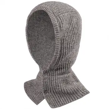 Осенне-зимняя женская шапка для защиты ушей 2-В-1, Цельная Холодостойкая шапка-шарф 6